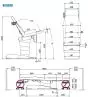 Divan d'examen mixte électrique Promotal eMotio (3 moteurs)