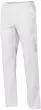 Pantalon médical mixte polyester/coton (blanc) 