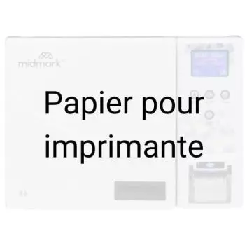 Papier pour imprimante d'autoclave Midmark (lot de 10 rouleaux)